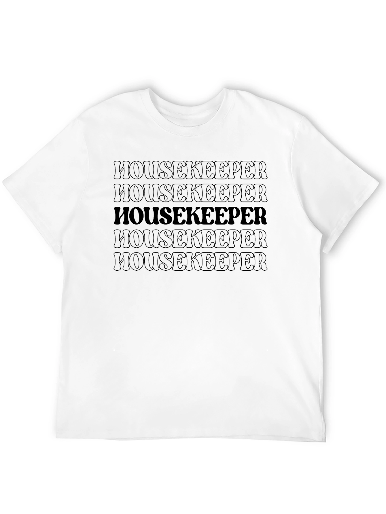 Housekeeper Graphic Tee - Bold Statement Comfort