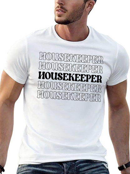 Housekeeper Graphic Tee - Bold Statement Comfort