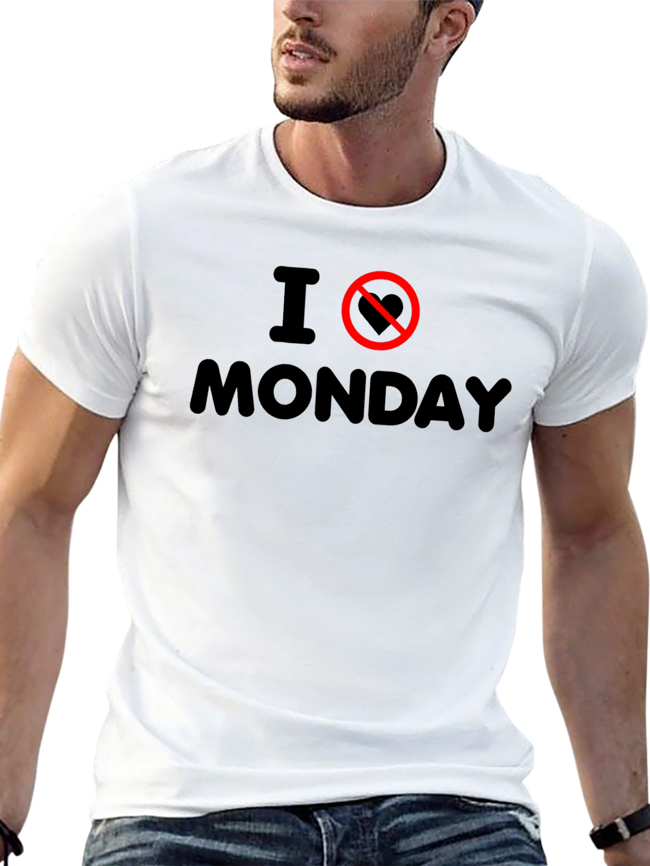 I Hate Monday Graphic Tee - Anti-Monday T-Shirt