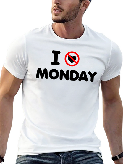 I Hate Monday Graphic Tee - Anti-Monday T-Shirt
