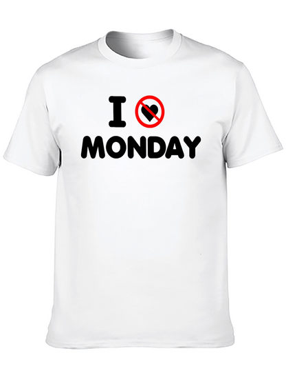 I Hate Monday Graphic Tee - Anti-Monday T-Shirt