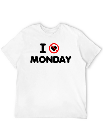 I Hate Monday Graphic Tee - Anti-Monday T-Shirt