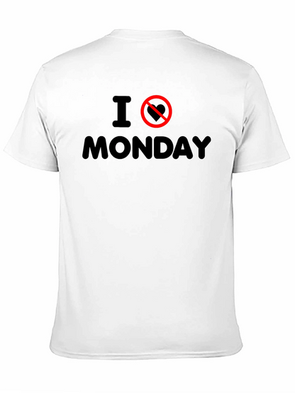 I Hate Monday Graphic Tee - Anti-Monday T-Shirt