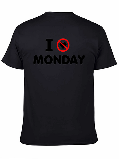 I Hate Monday Graphic Tee - Anti-Monday T-Shirt