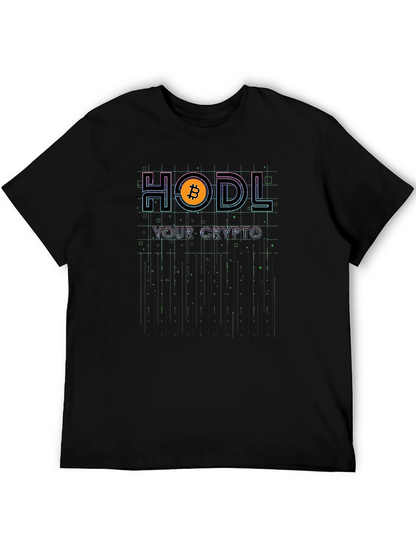 HODL Crypto Bitcoin T-Shirt - Black