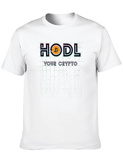 HODL Crypto Bitcoin T-Shirt - Black