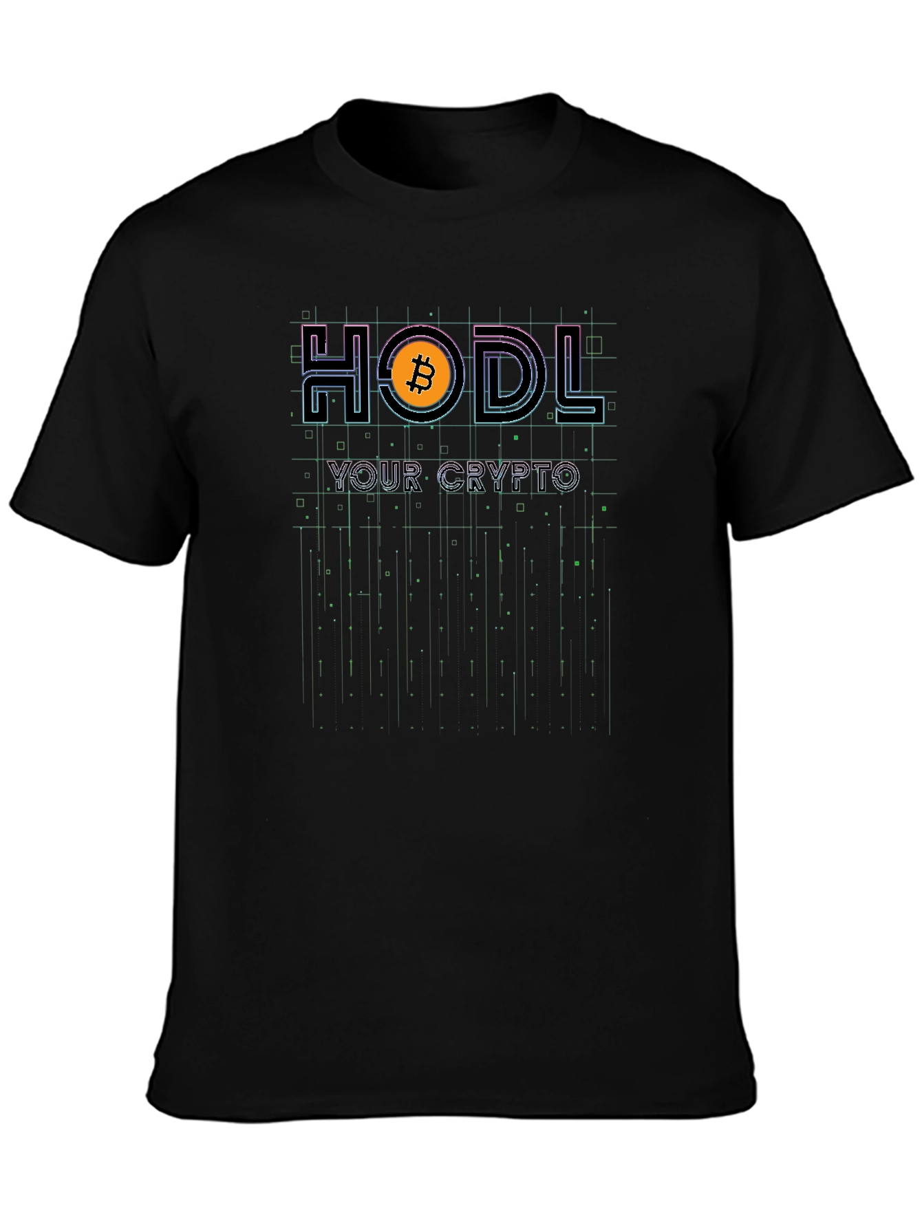 HODL Crypto Bitcoin T-Shirt - Black