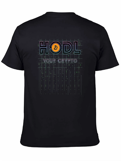 HODL Crypto Bitcoin T-Shirt - Black