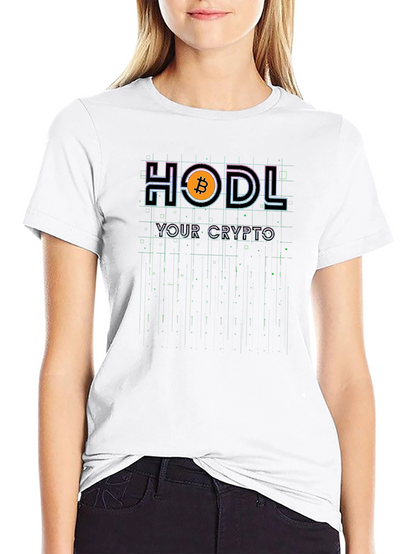 HODL Crypto Bitcoin T-Shirt - Black