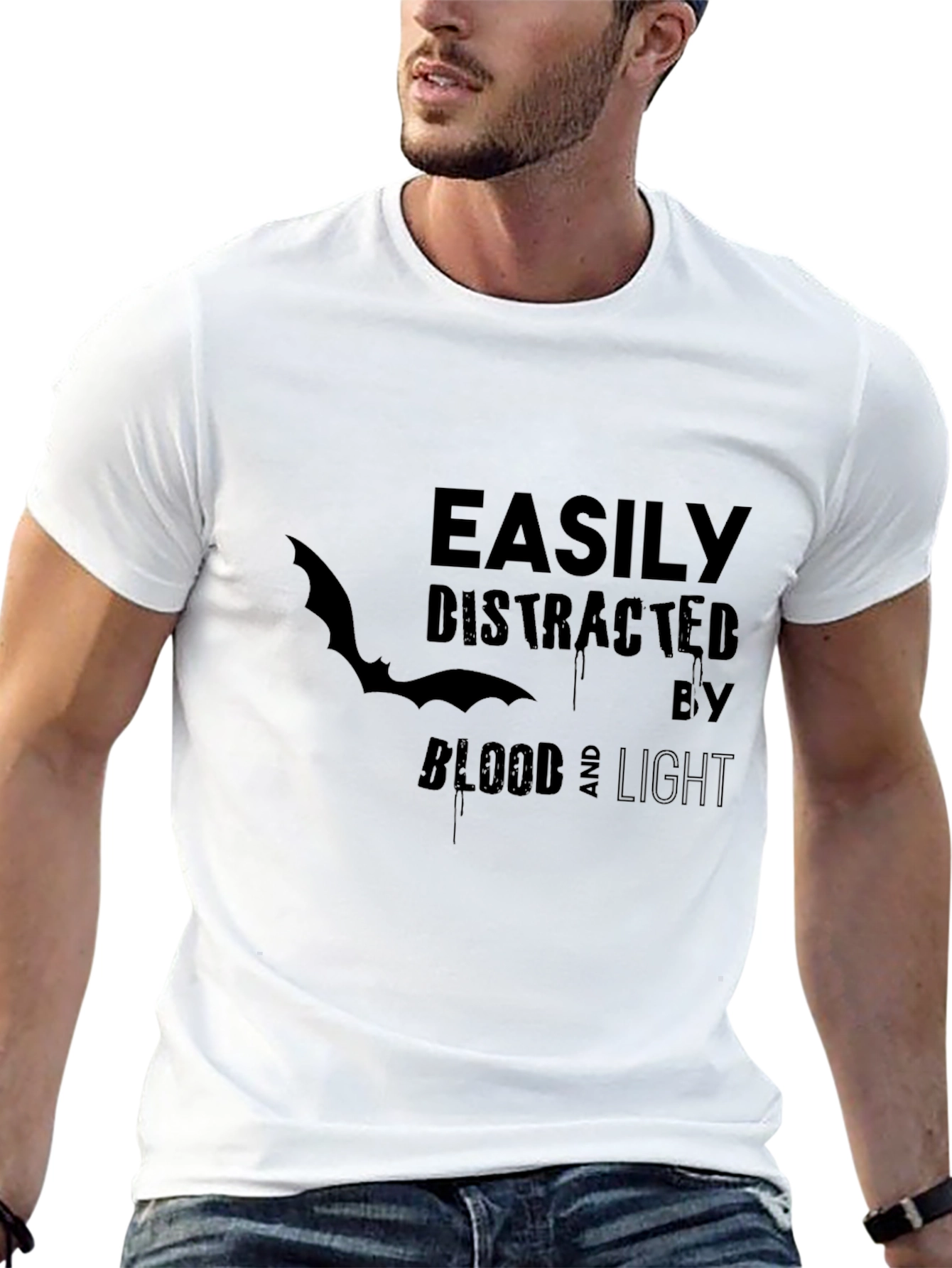 Easily Distracted T-Shirt - Blood & Light Design