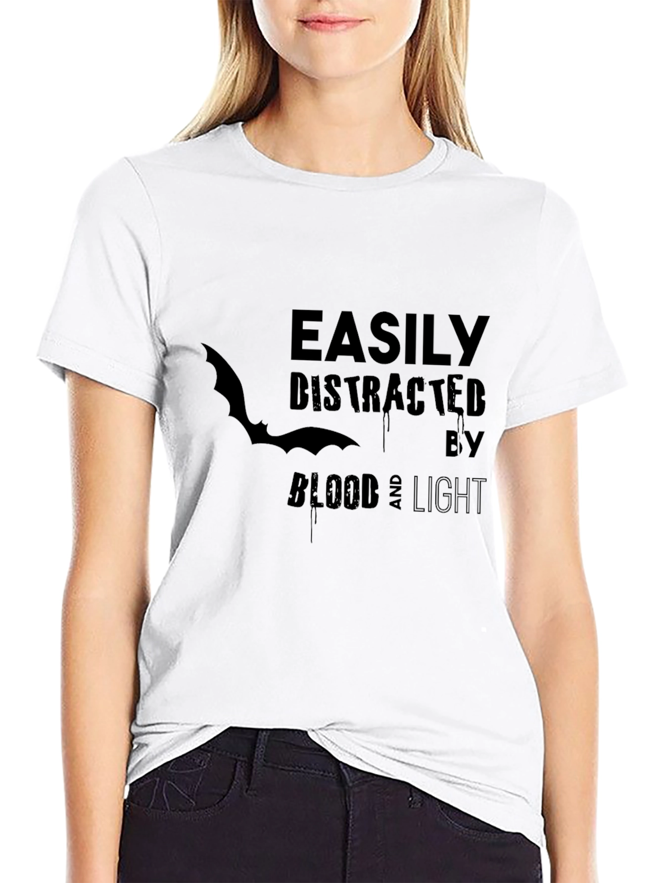 Easily Distracted T-Shirt - Blood & Light Design