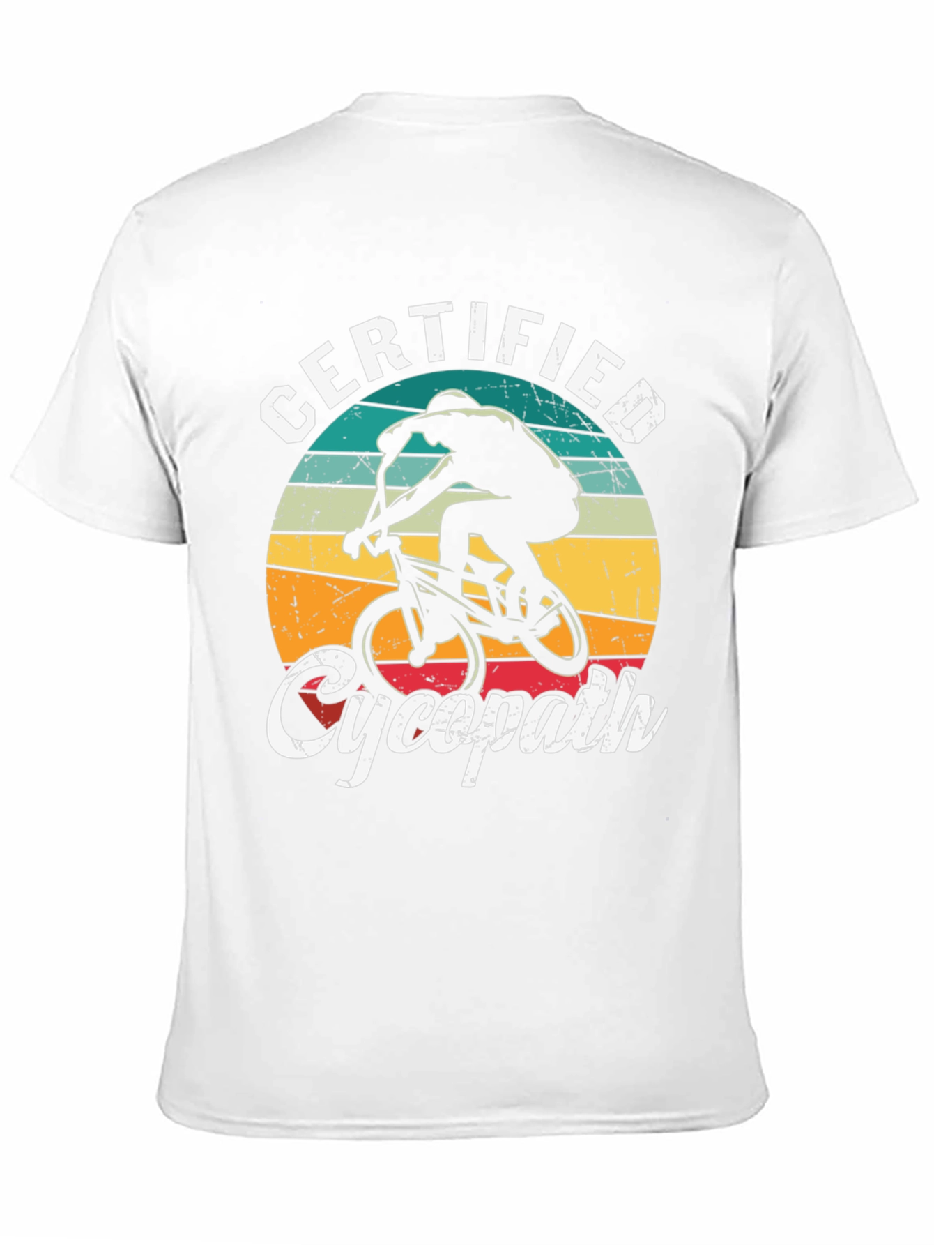 Certified Cycopath T-Shirt - Cycling Humor Tee
