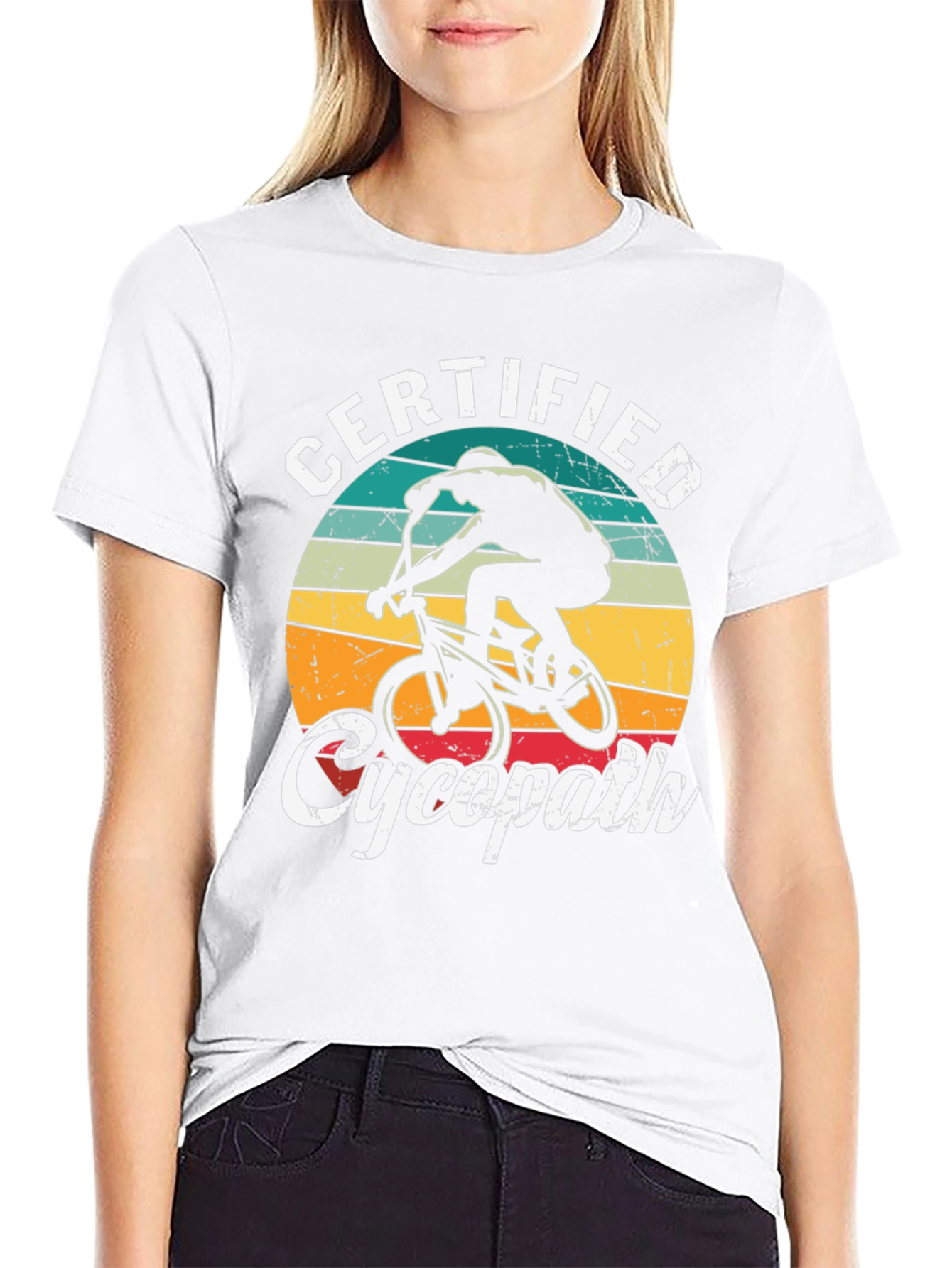 Certified Cycopath T-Shirt - Cycling Humor Tee