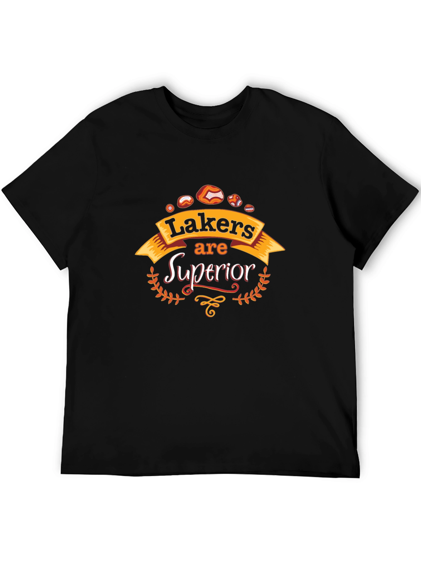 Lakers Superior Black Graphic Tee