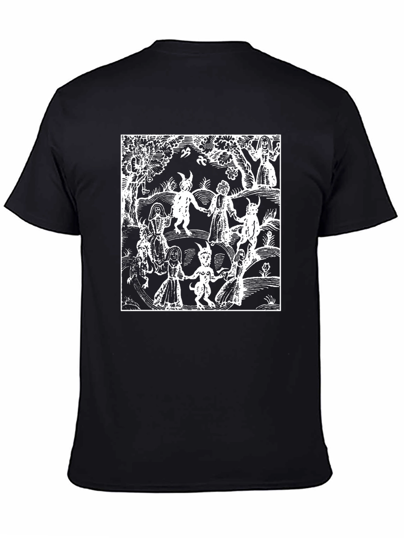 Medieval Witches Sabbath Black T-Shirt