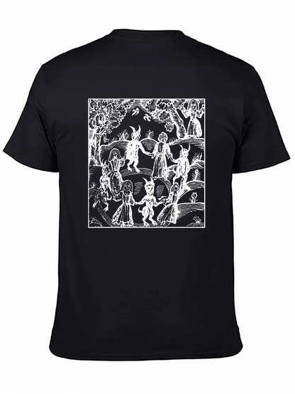 Medieval Witches Sabbath Black T-Shirt