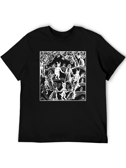 Medieval Witches Sabbath Black T-Shirt