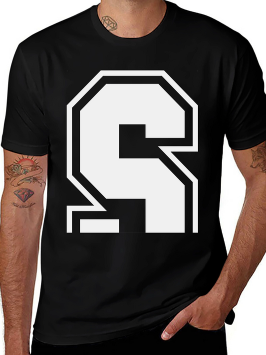 Bold Number 4 Black T-Shirt