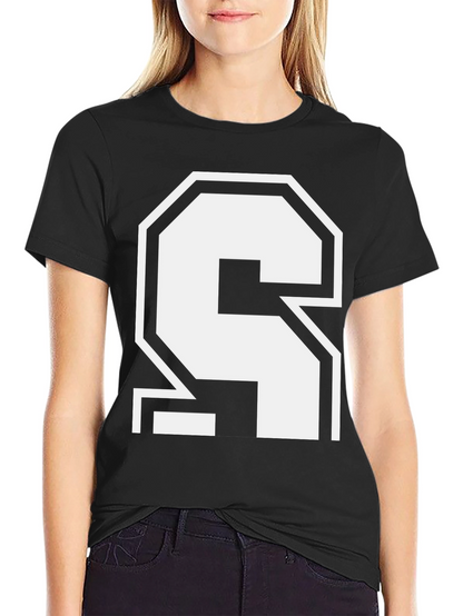 Bold Number 4 Black T-Shirt