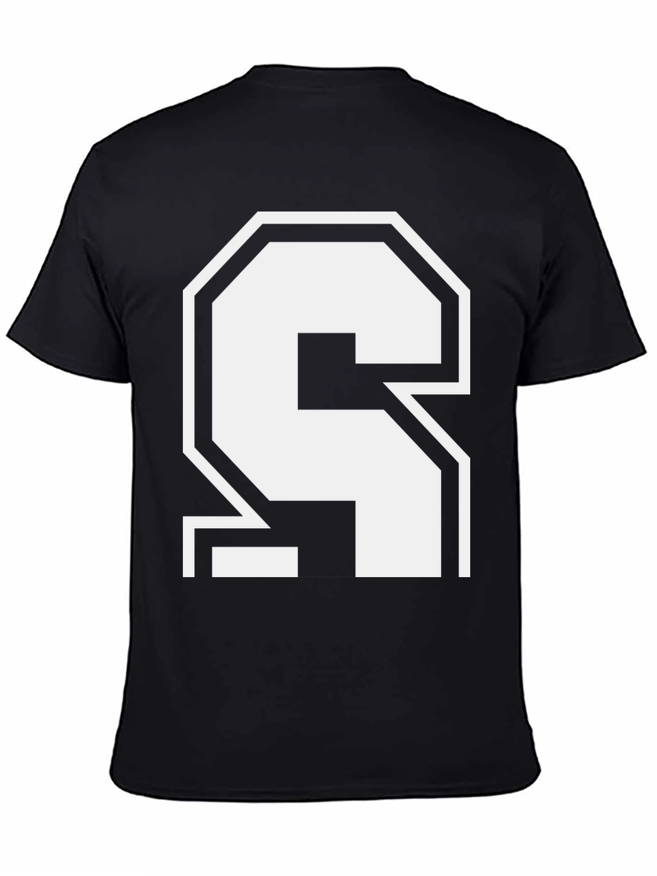 Bold Number 4 Black T-Shirt