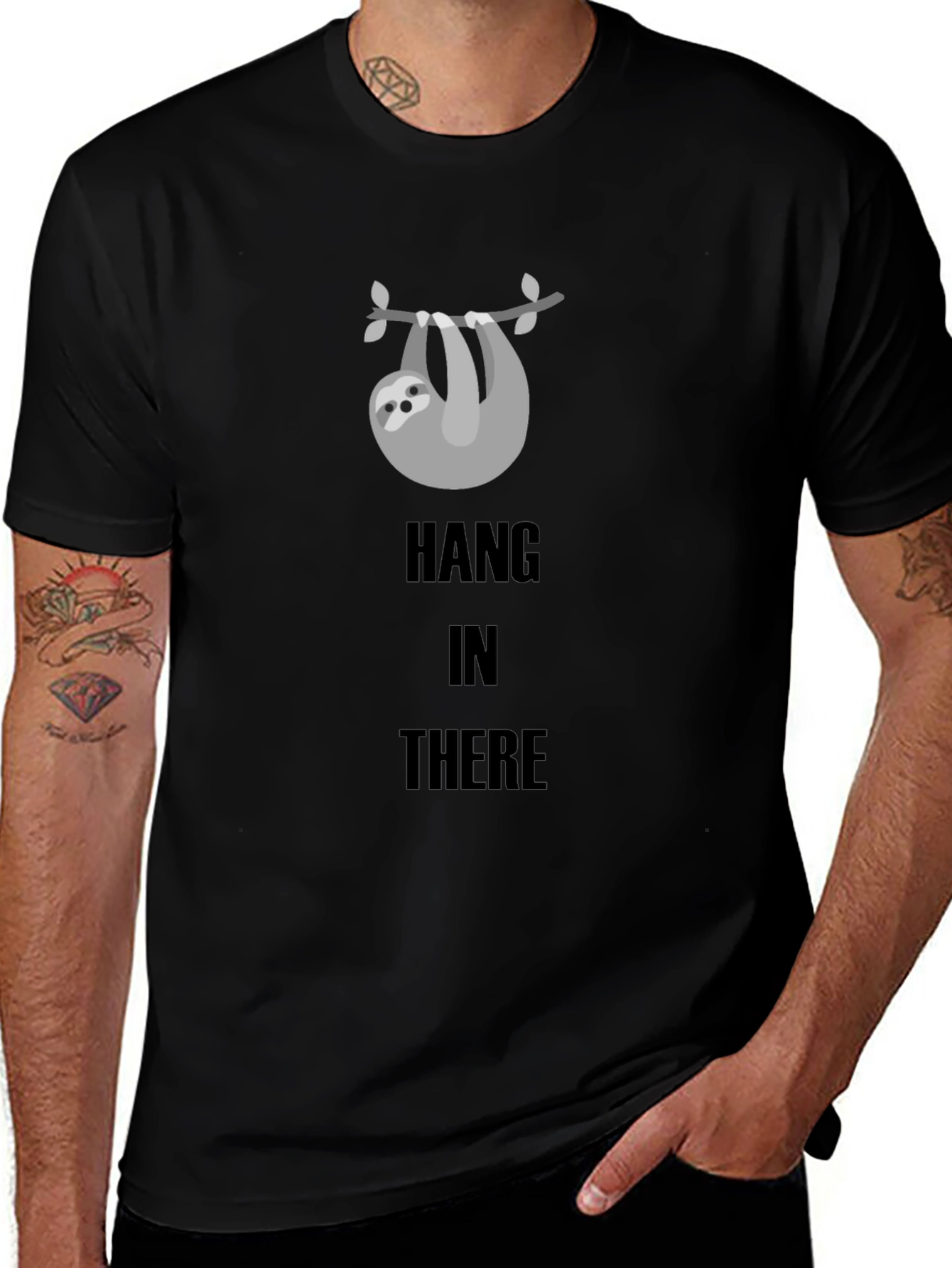 Hang In There Sloth Graphic Tee