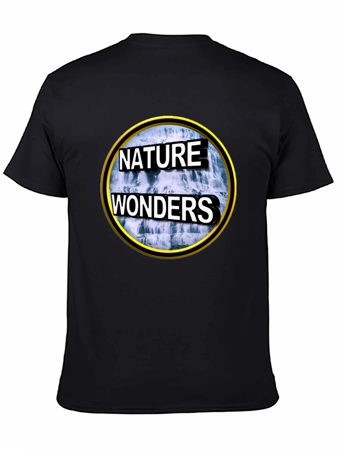 Nature Wonders Graphic Tee - Black