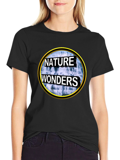 Nature Wonders Graphic Tee - Black