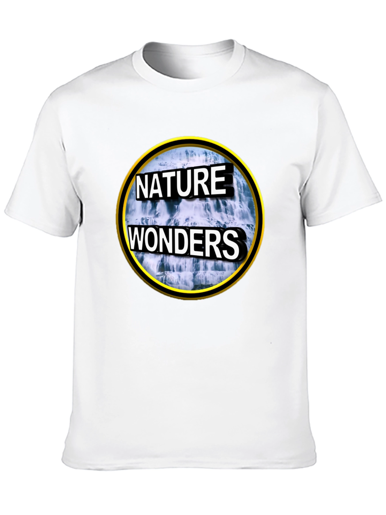 Nature Wonders Graphic Tee - Black