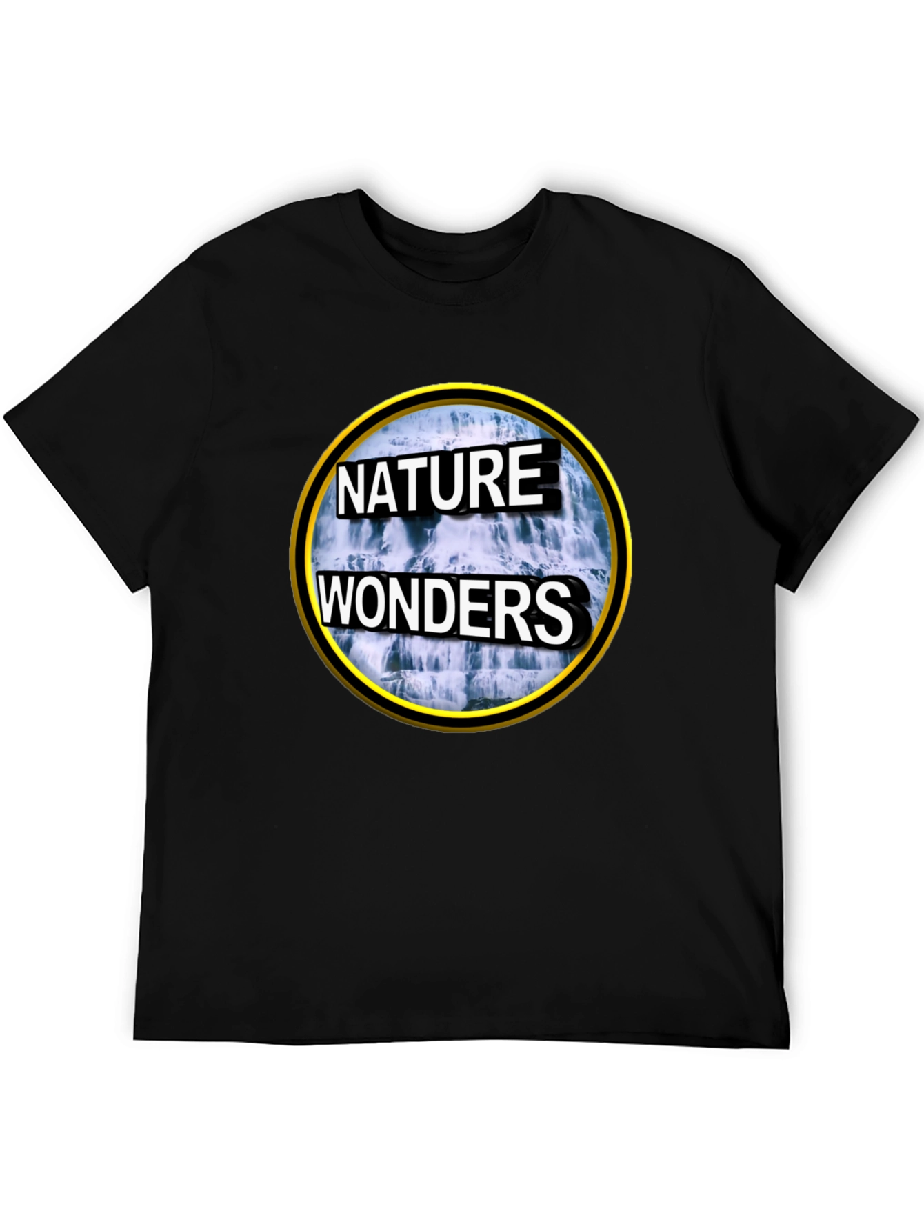 Nature Wonders Graphic Tee - Black