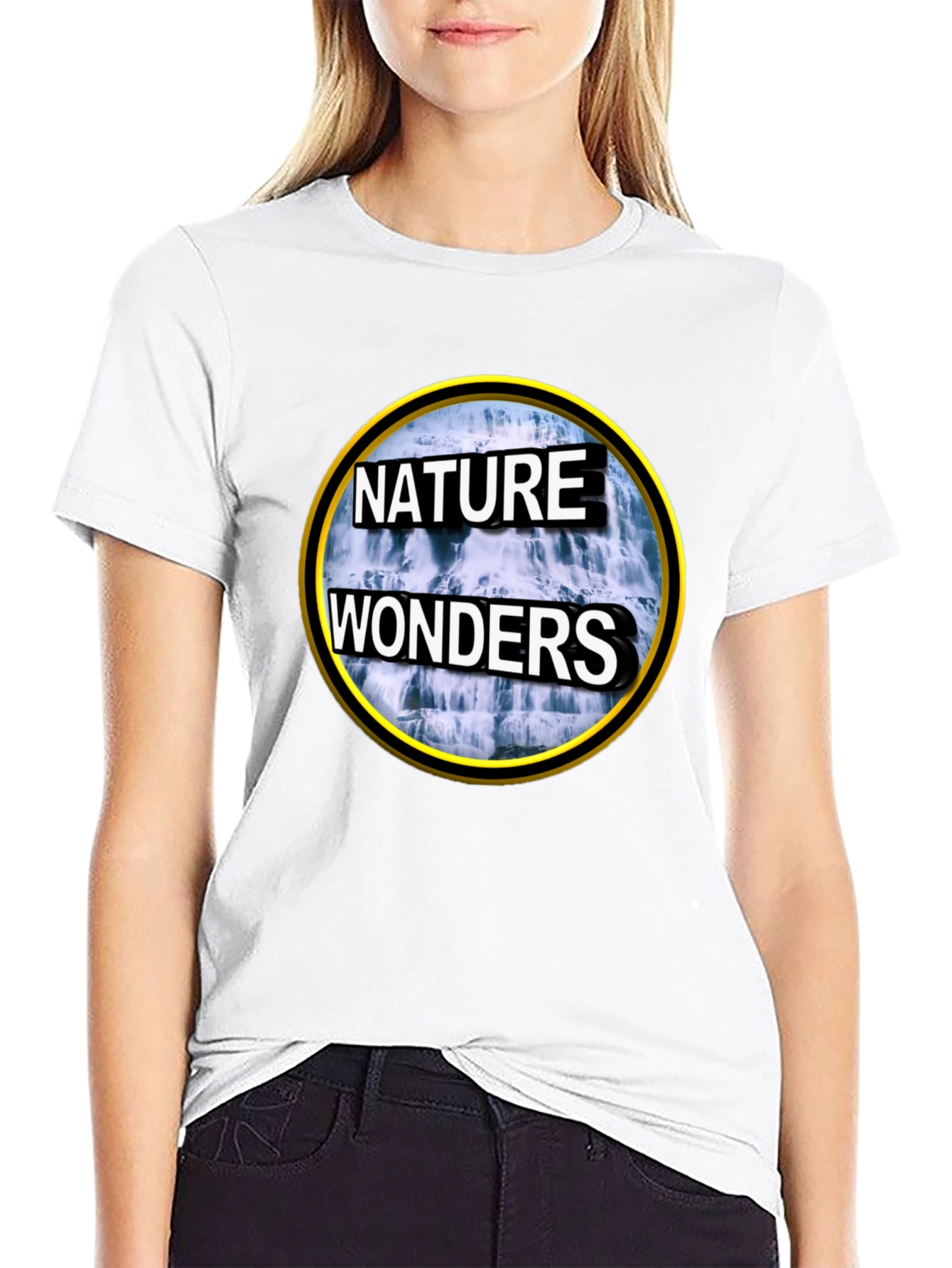 Nature Wonders Graphic Tee - Black