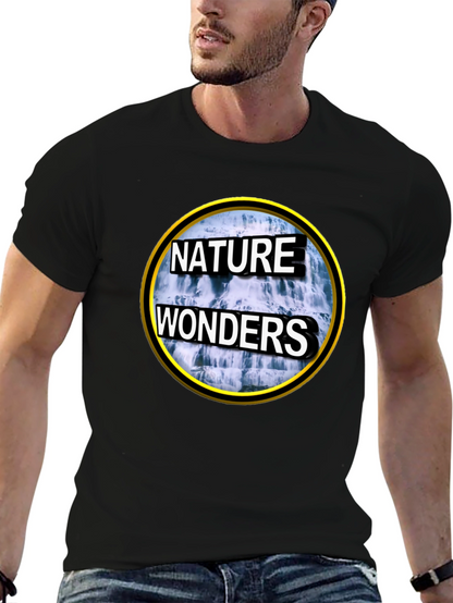 Nature Wonders Graphic Tee - Black