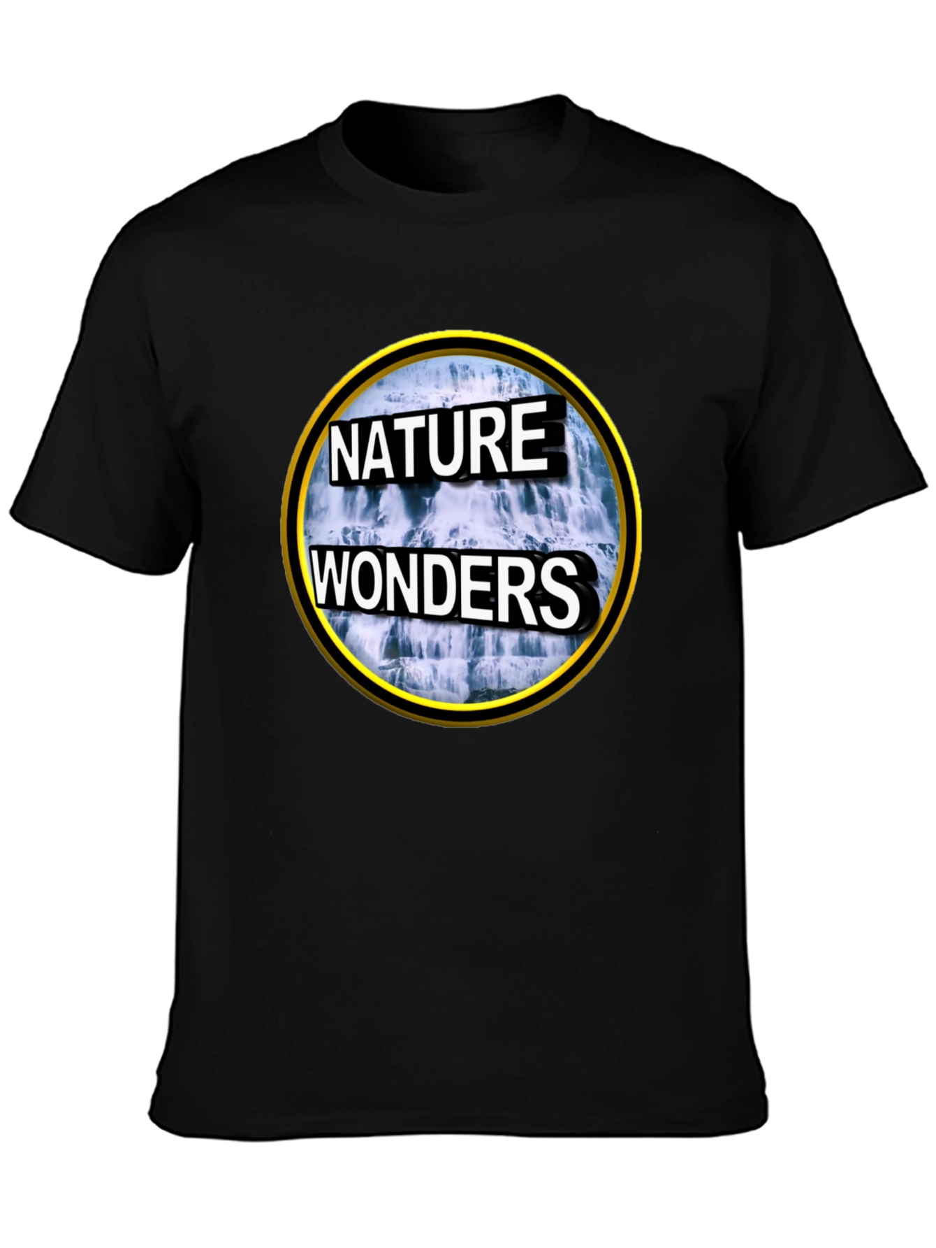 Nature Wonders Graphic Tee - Black