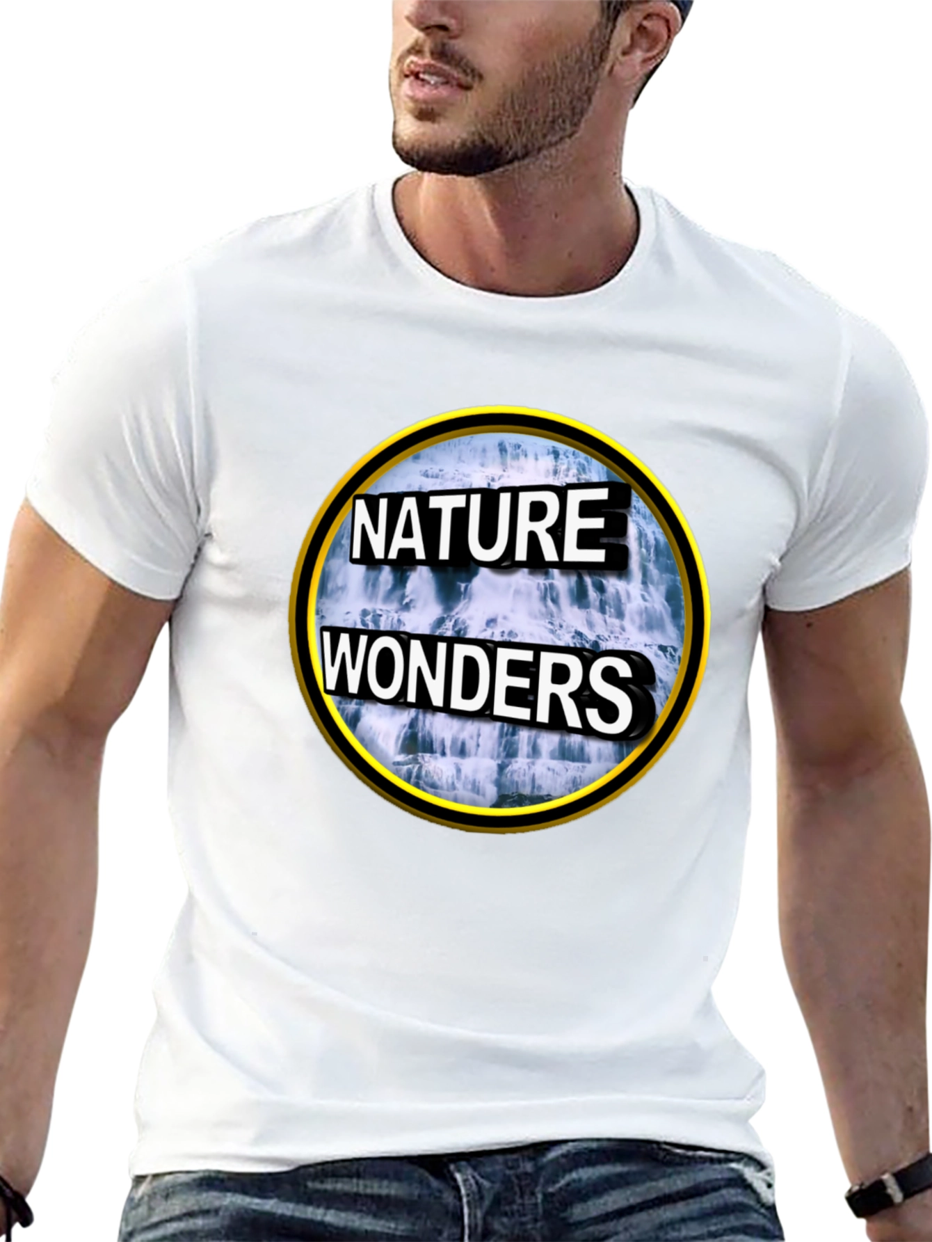 Nature Wonders Graphic Tee - Black