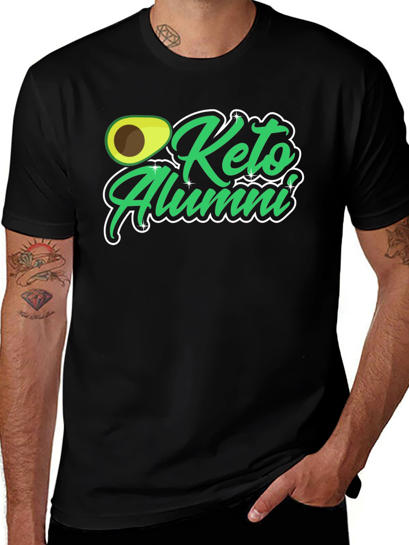 Keto Alumni T-Shirt - Avocado Design