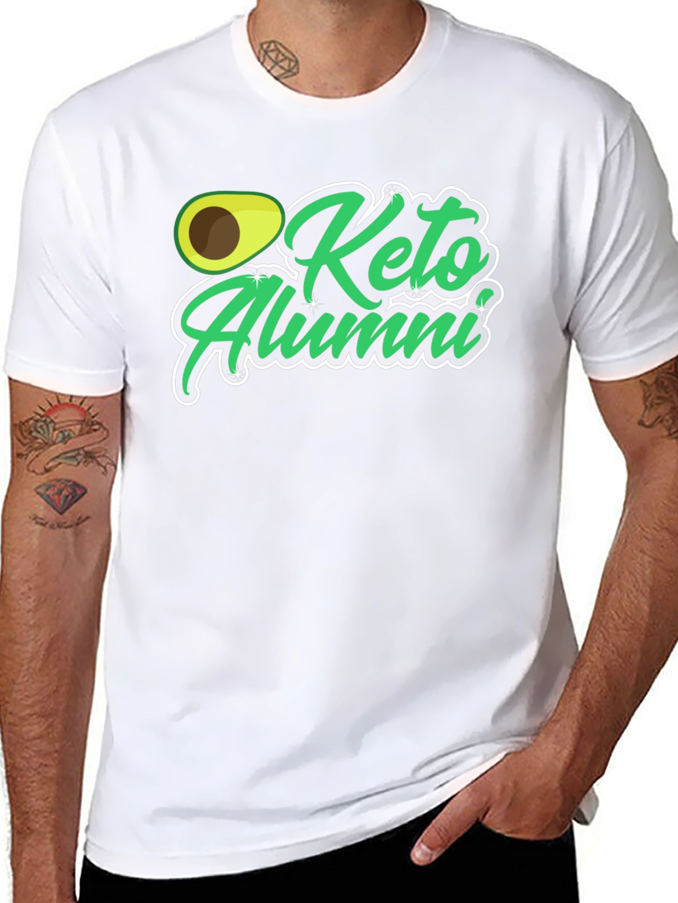 Keto Alumni T-Shirt - Avocado Design