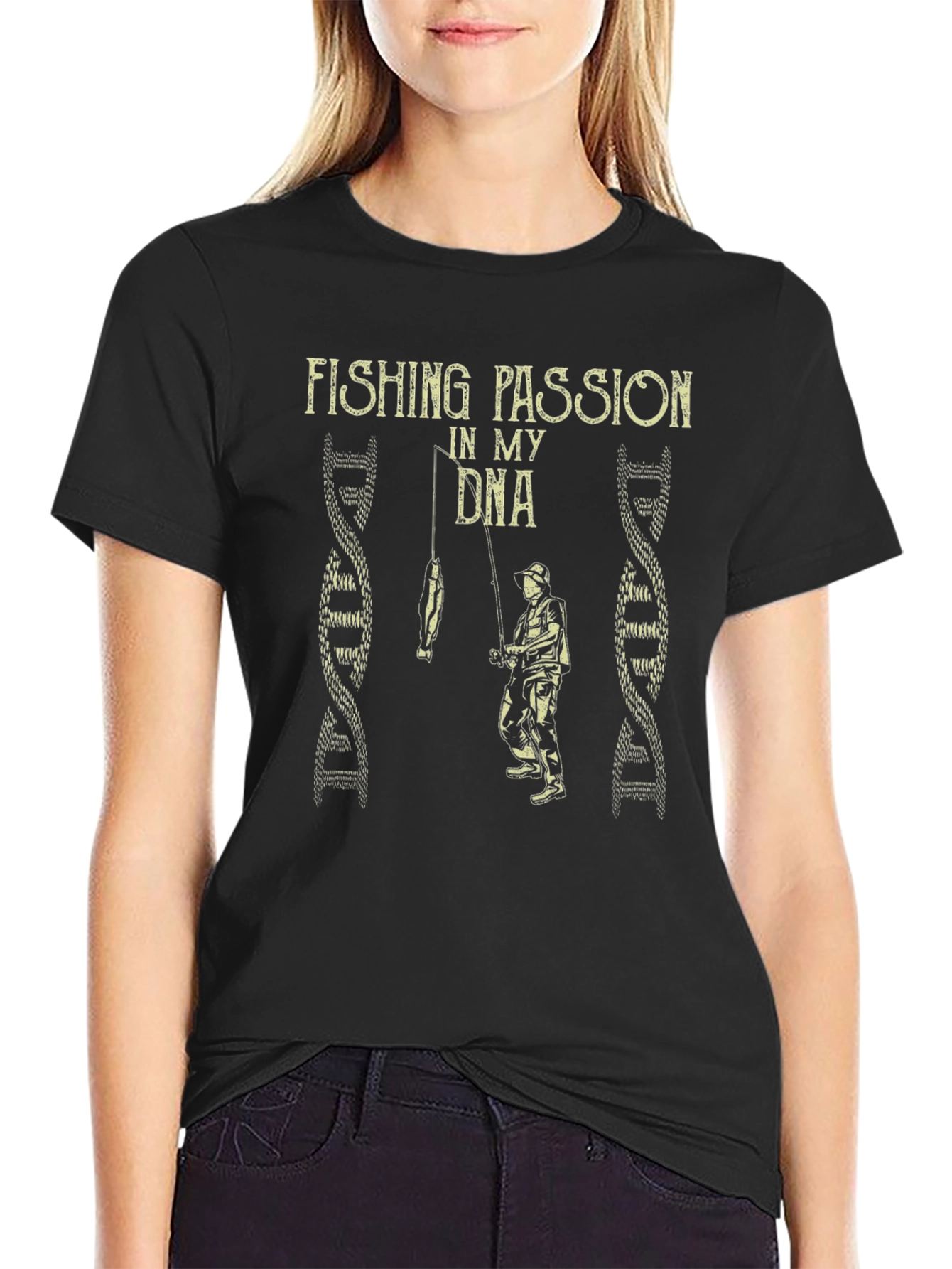 Fishing Passion DNA T-Shirt - Fishermans Tee