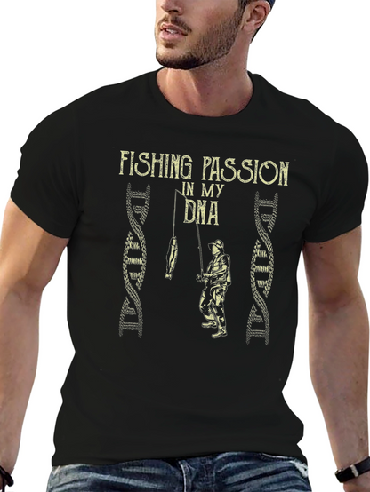 Fishing Passion DNA T-Shirt - Fishermans Tee