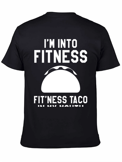 Fitness Taco Graphic T-Shirt - Funny Workout Tee