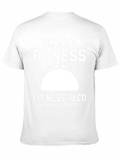 Fitness Taco Graphic T-Shirt - Funny Workout Tee