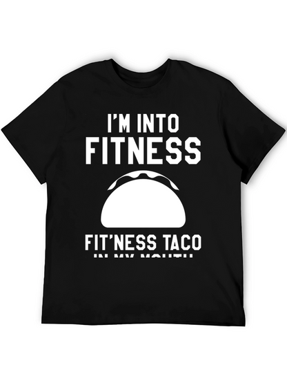 Fitness Taco Graphic T-Shirt - Funny Workout Tee
