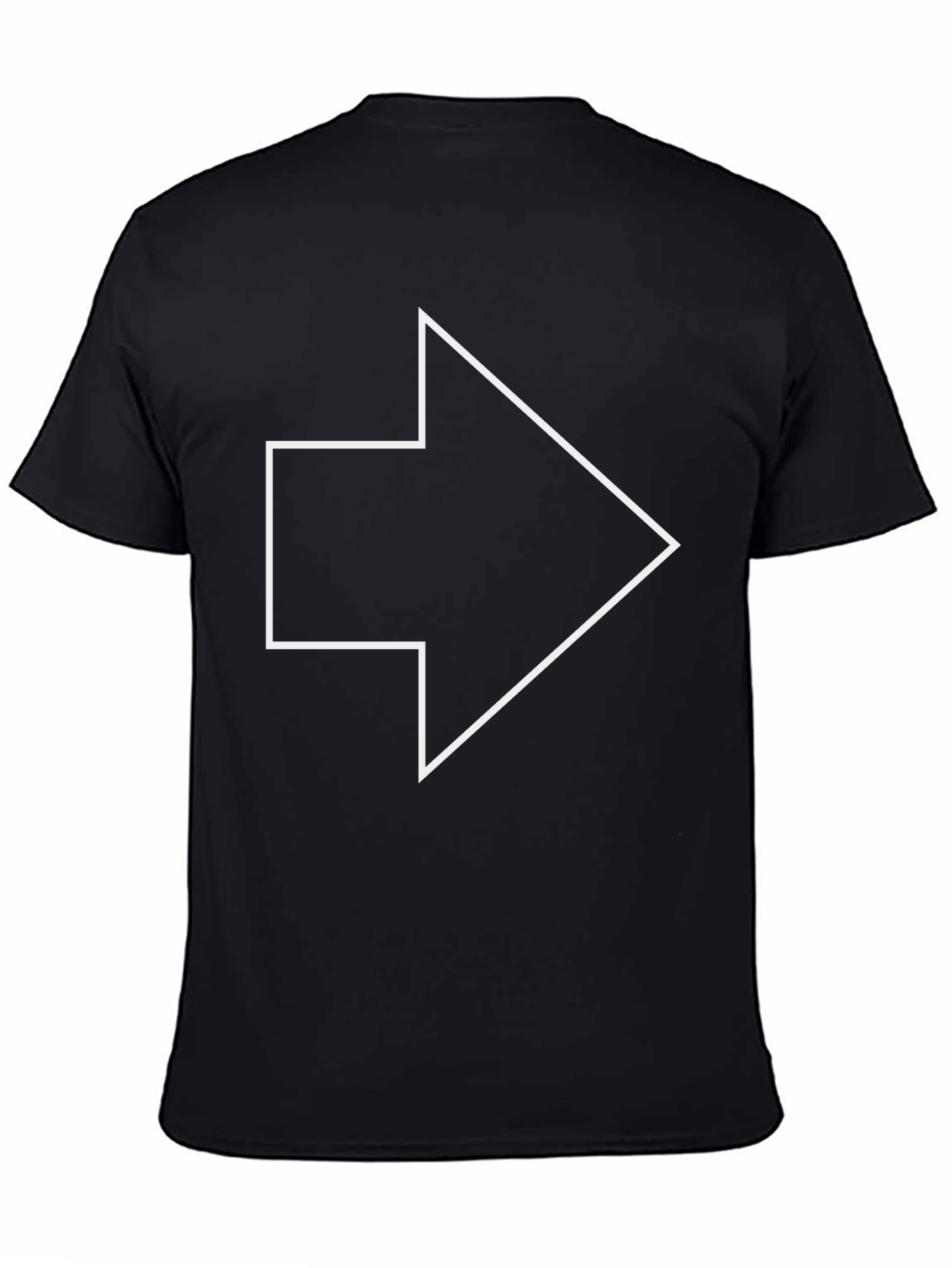 Arrow Graphic Tee - Modern Minimalist Design