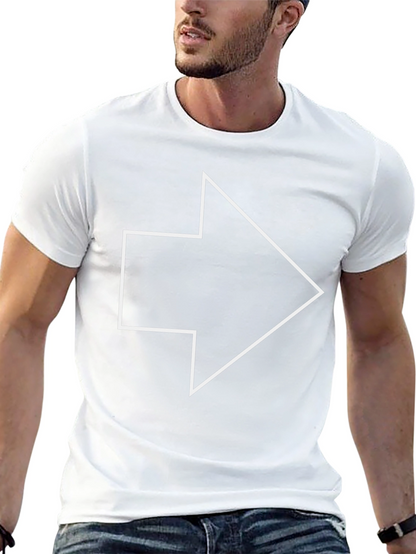 Arrow Graphic Tee - Modern Minimalist Design