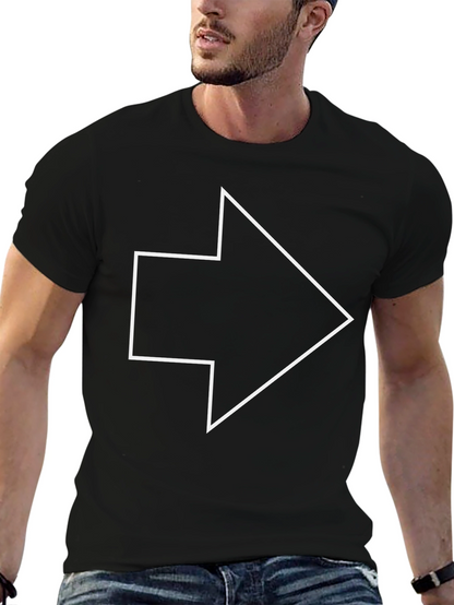 Arrow Graphic Tee - Modern Minimalist Design