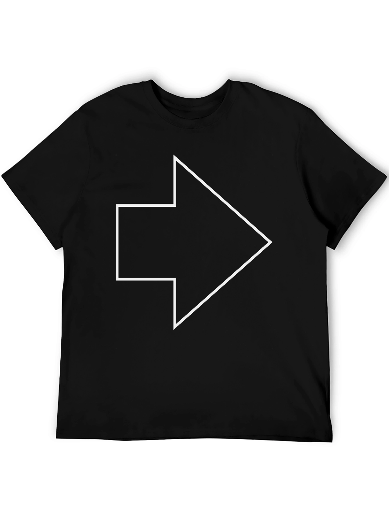 Arrow Graphic Tee - Modern Minimalist Design