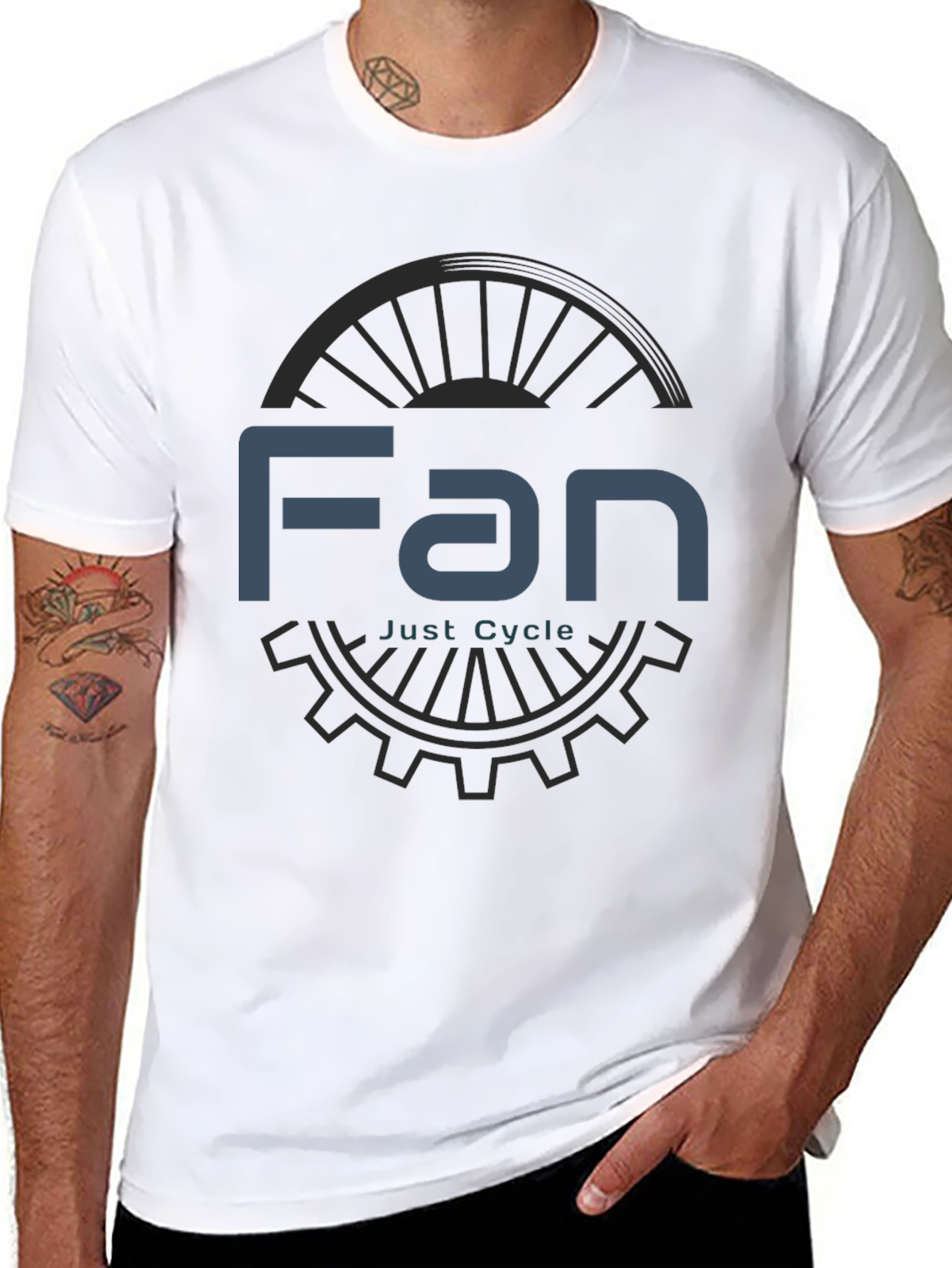 Fan Just Cycle T-Shirt - Cycling Enthusiast Tee