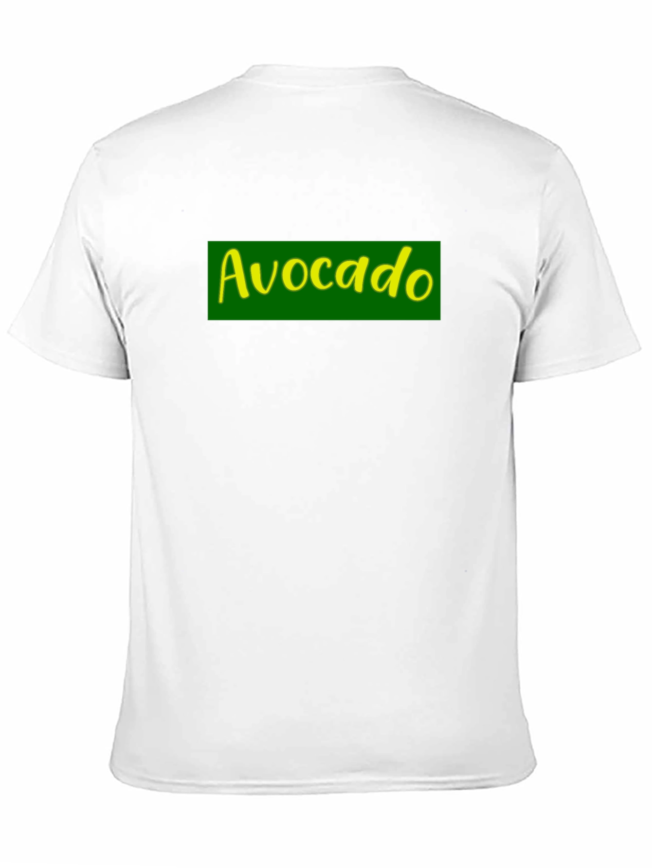 Avocado T-Shirt - Green & Yellow Graphic Print