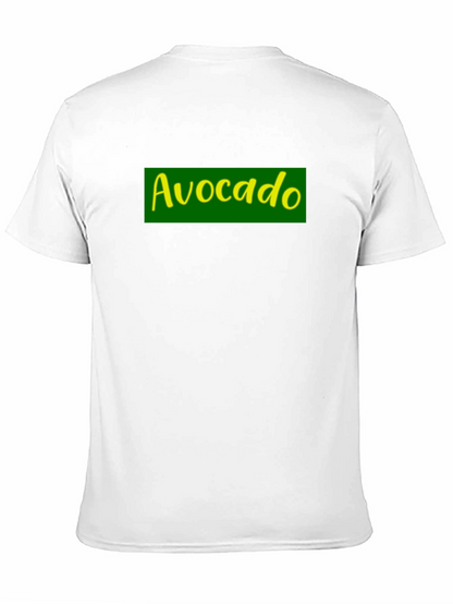 Avocado T-Shirt - Green & Yellow Graphic Print
