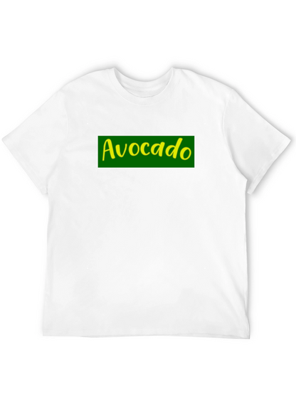 Avocado T-Shirt - Green & Yellow Graphic Print