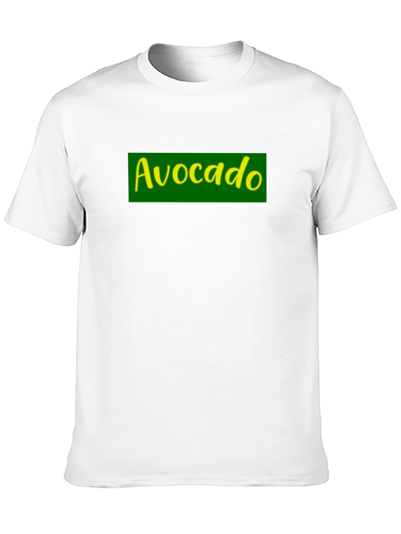 Avocado T-Shirt - Green & Yellow Graphic Print