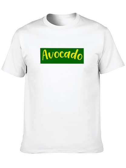 Avocado T-Shirt - Green & Yellow Graphic Print